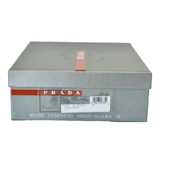 NIB AUTHENTIC PRADA SHEARLING GIRLS BOOTS - Picture 7 of 7